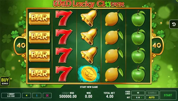 สล็อต Wild Sticky Clover