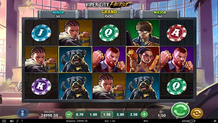 สล็อต Viper City Heist