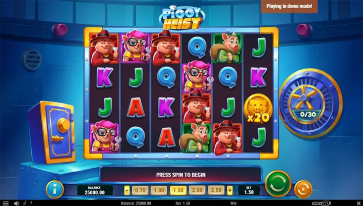 สล็อต Piggy Heist