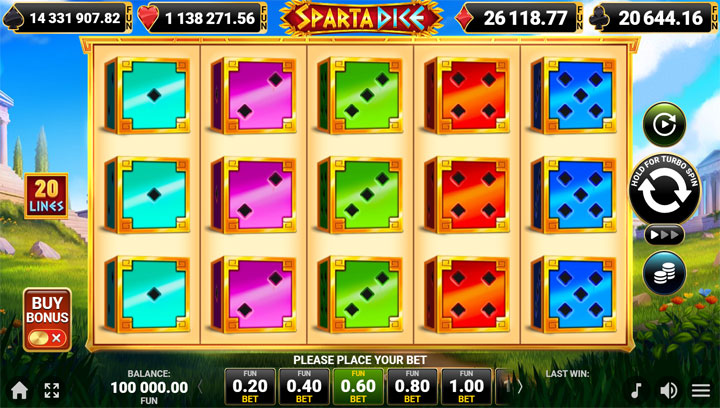 สล็อต Sparta Dice