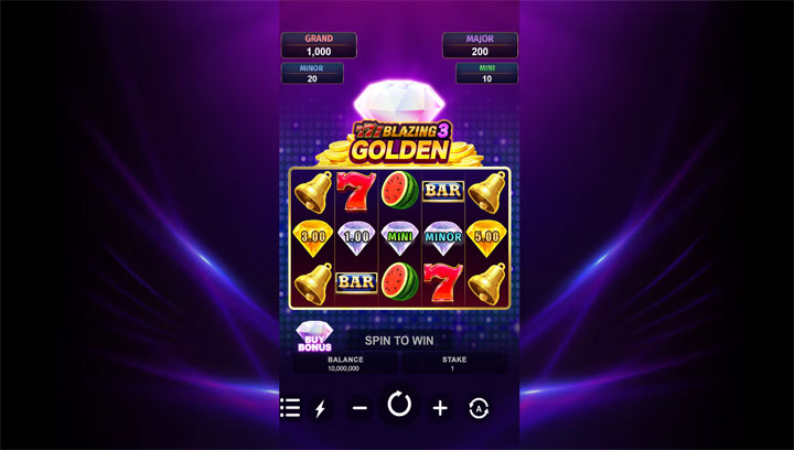 สล็อต 777 Blazing 3 Golden