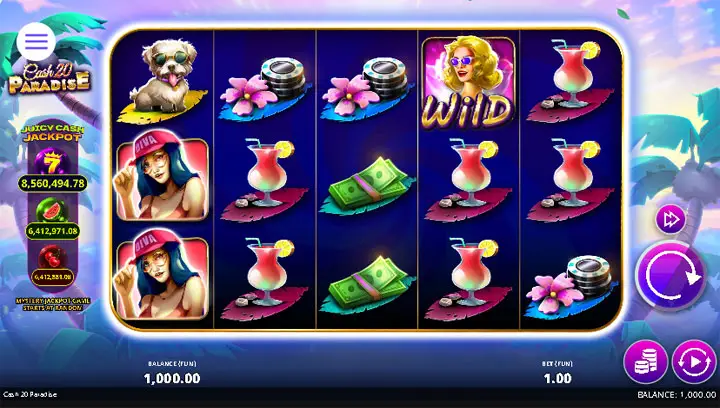 สล็อต Cash 20 Paradise